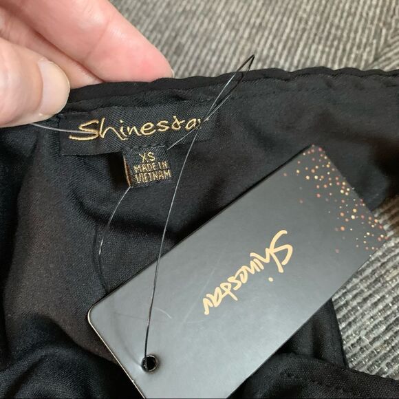 Shinestar jumpsuit sleeveless v-neck sx xs - Picture 11 of 16